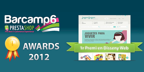 1er premi de la casa PrestaShop a la millor botiga d'Espanya per davant de 13.000 botigues més